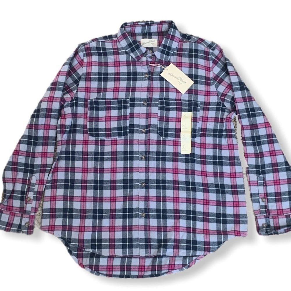 NWT Universal Threads Plaid Button Down Shirt S